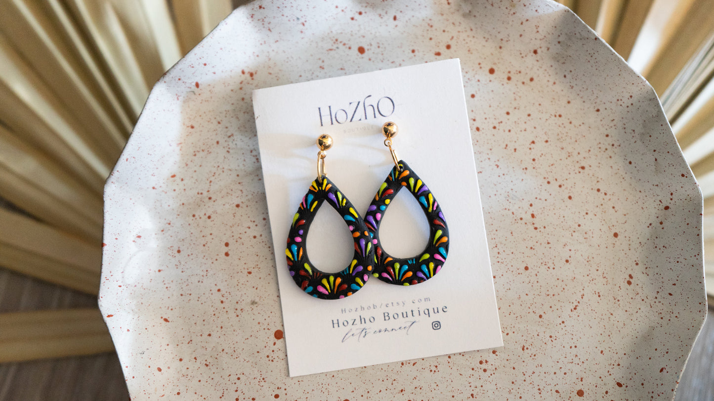 GUADALUPE earrings | clay earrings | talavera | handmade