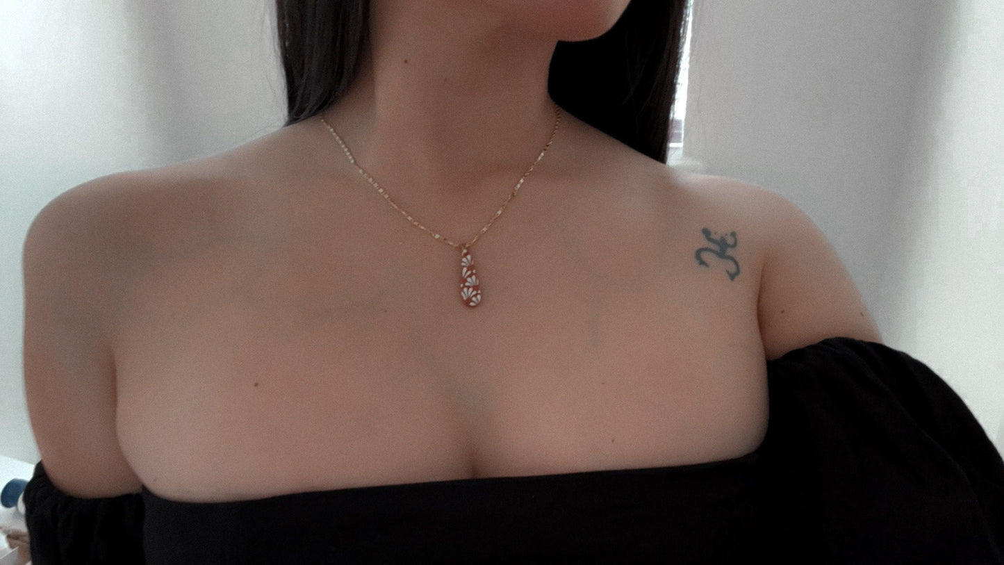 MITLA necklace | clay | summer | bridal | talavera | Mexican