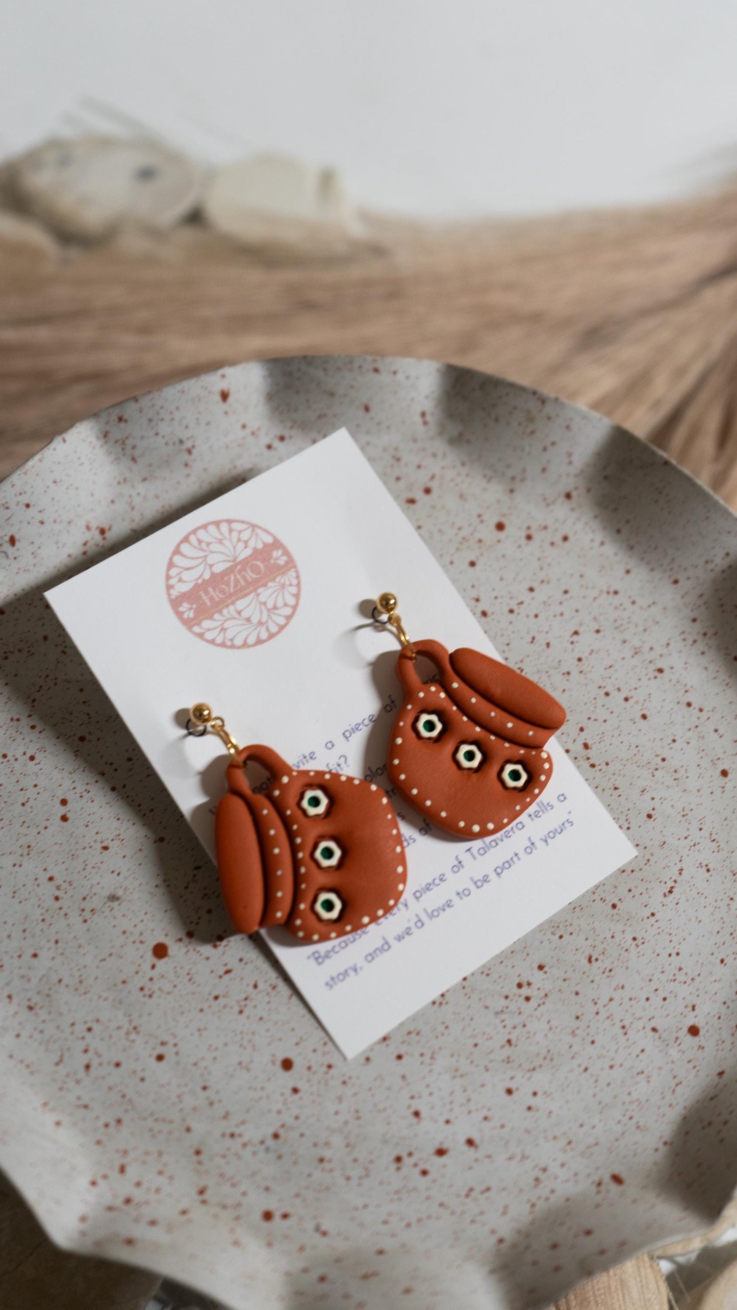 JARRITOS earrings | clay earrings | mexican |talavera| huichol | clay| handmade