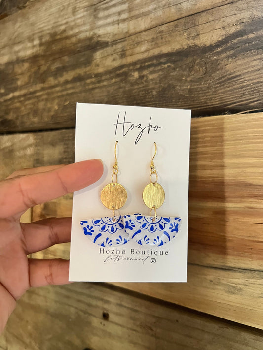 Cata earrings / clay earrings / talavera / clay / summer