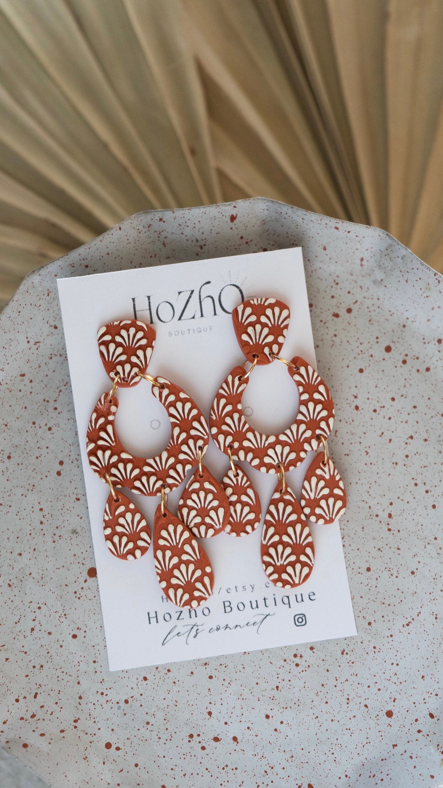 SOLA DE VEGA earrings | clay earrings | talavera | summer | Mexican | bridal |