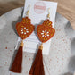 ZAACHILA earrings | clay earrings | bridal | mexican inspired | oaxaca | talavera | summer | handmade | cultura