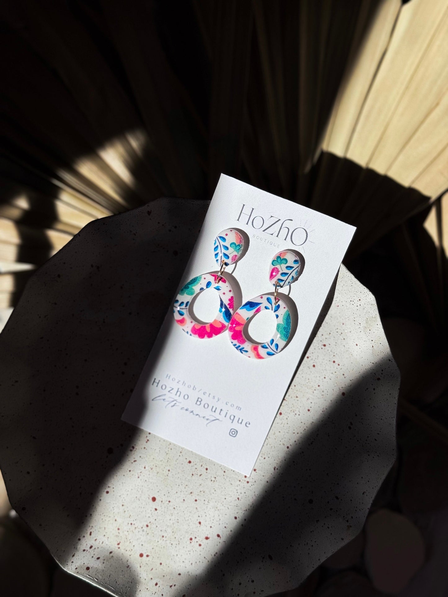 ZAMADI earrings | clay earrings | handmade | for her | clay | huichol | mexican | talavera