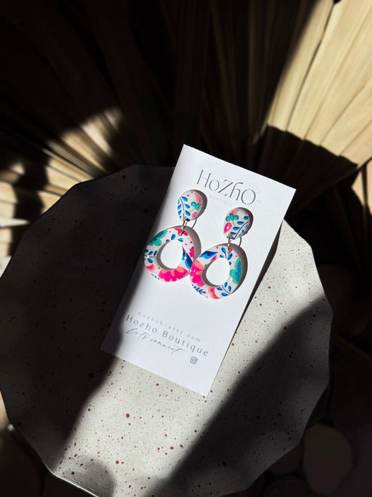 ZAMADI earrings | clay earrings | handmade | for her | clay | huichol | mexican | talavera