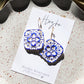 MARROCO earrings| clay earrings | blue | santorini collection | summer
