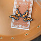 MARIPOSAS earrings | stud earrings | clay earrings | mexican | monarcas |