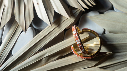 TEOTITLÁN earrings | hoops| talavera | barro | clay | weddings | mexican | mexican inspired | oaxaca