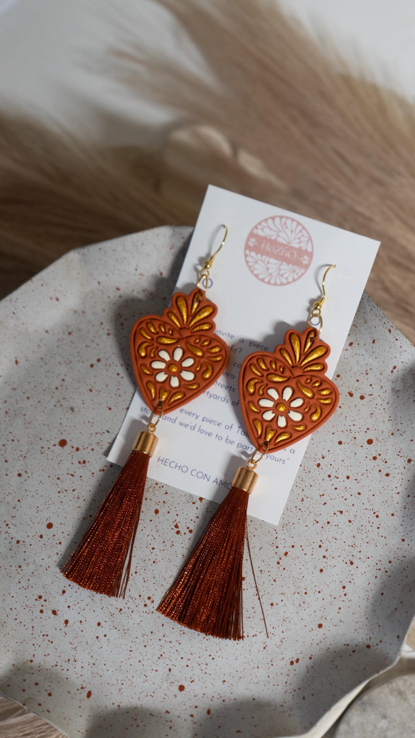 ZAACHILA earrings | clay earrings | bridal | mexican inspired | oaxaca | talavera | summer | handmade | cultura