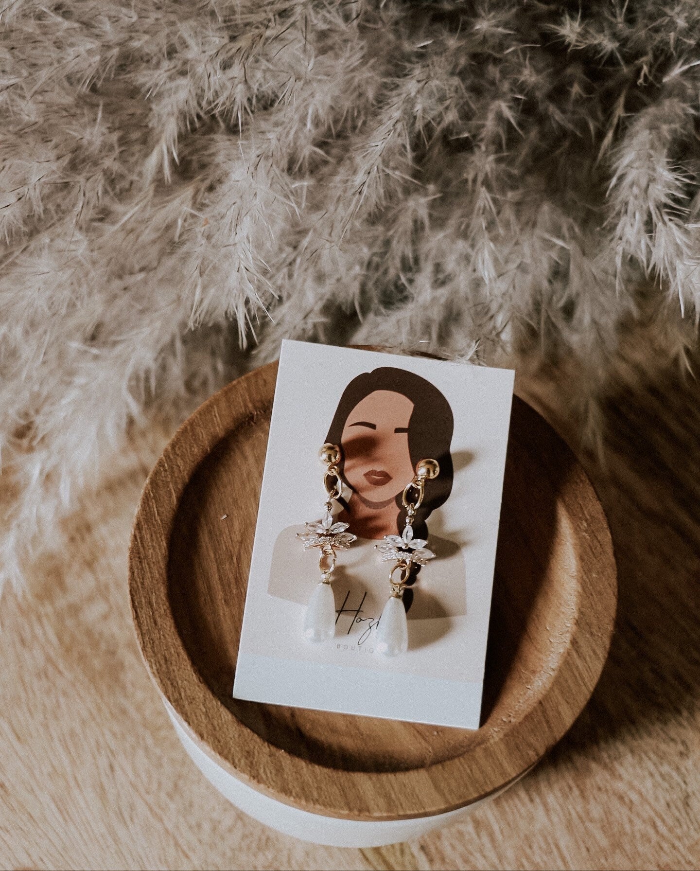 ZOÈ bridal earring | bridal earrings | handmade | polymer clay | bohemian clay | statement earrings | wedding