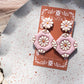 CHOLULA earrings | clay earrings | oaxaca | talavera | handmade | mexican earrings |