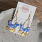 XIGUELA earrings | mexican inspired | talavera | azul | bridal