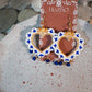 QUERETARO earrings | clay earrings | talavera | summer| handmade | mexican | azul | bridal |