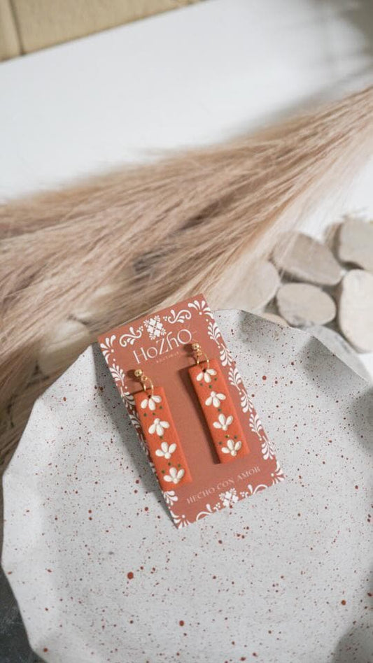 CASITA earrings | clay earrings | flores | bridal | mexican | barro | handmade |