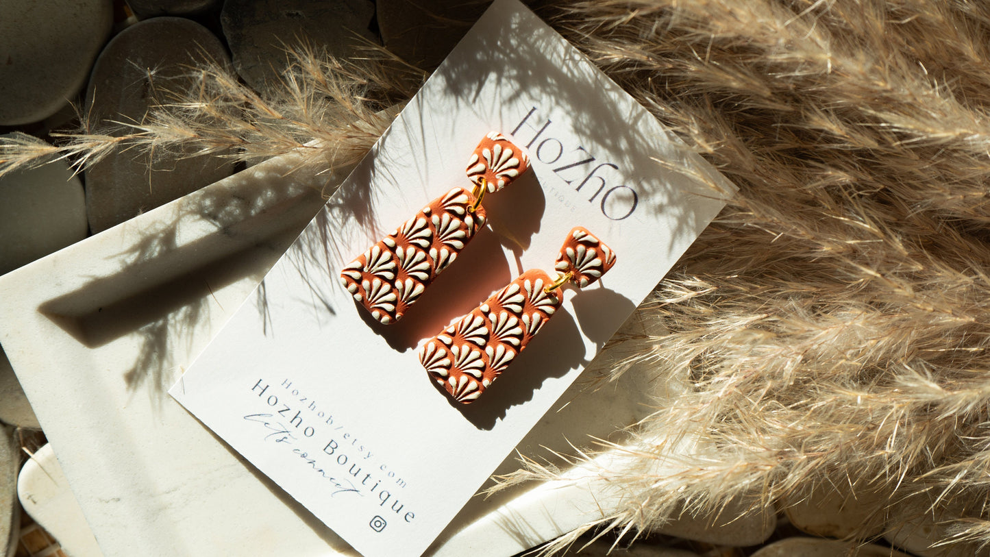 OAXACA earrings | handmade | Mexican | talavera | bohemian | barro | summer | terracotta | clay