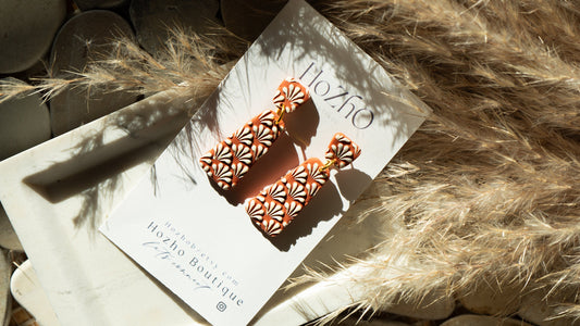 OAXACA earrings | handmade | Mexican | talavera | bohemian | barro | summer | terracotta | clay