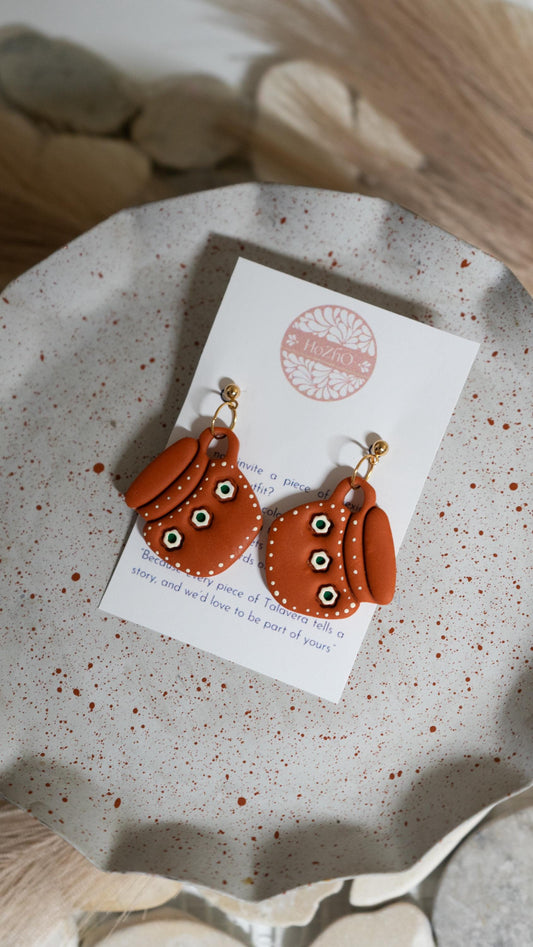JARRITOS earrings | clay earrings | mexican |talavera| huichol | clay| handmade
