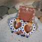 QUERETARO earrings | clay earrings | talavera | summer| handmade | mexican | azul | bridal |