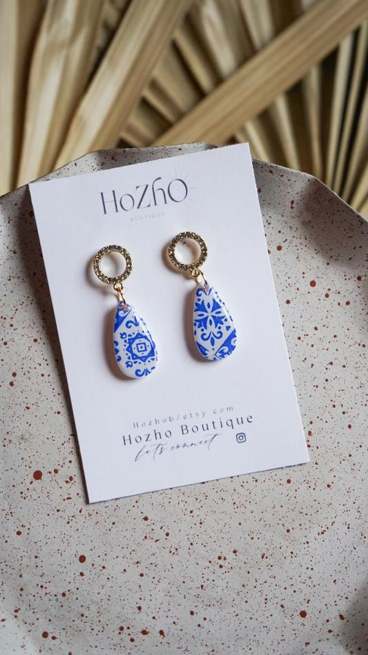 VILLA earrings | clay earrings | clay | bridal | for her | handmade
