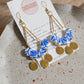 XIGUELA earrings | mexican inspired | talavera | azul | bridal