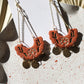 MAGDALENA earrings /papel picado/ Mexican inspired/barro/Talavera