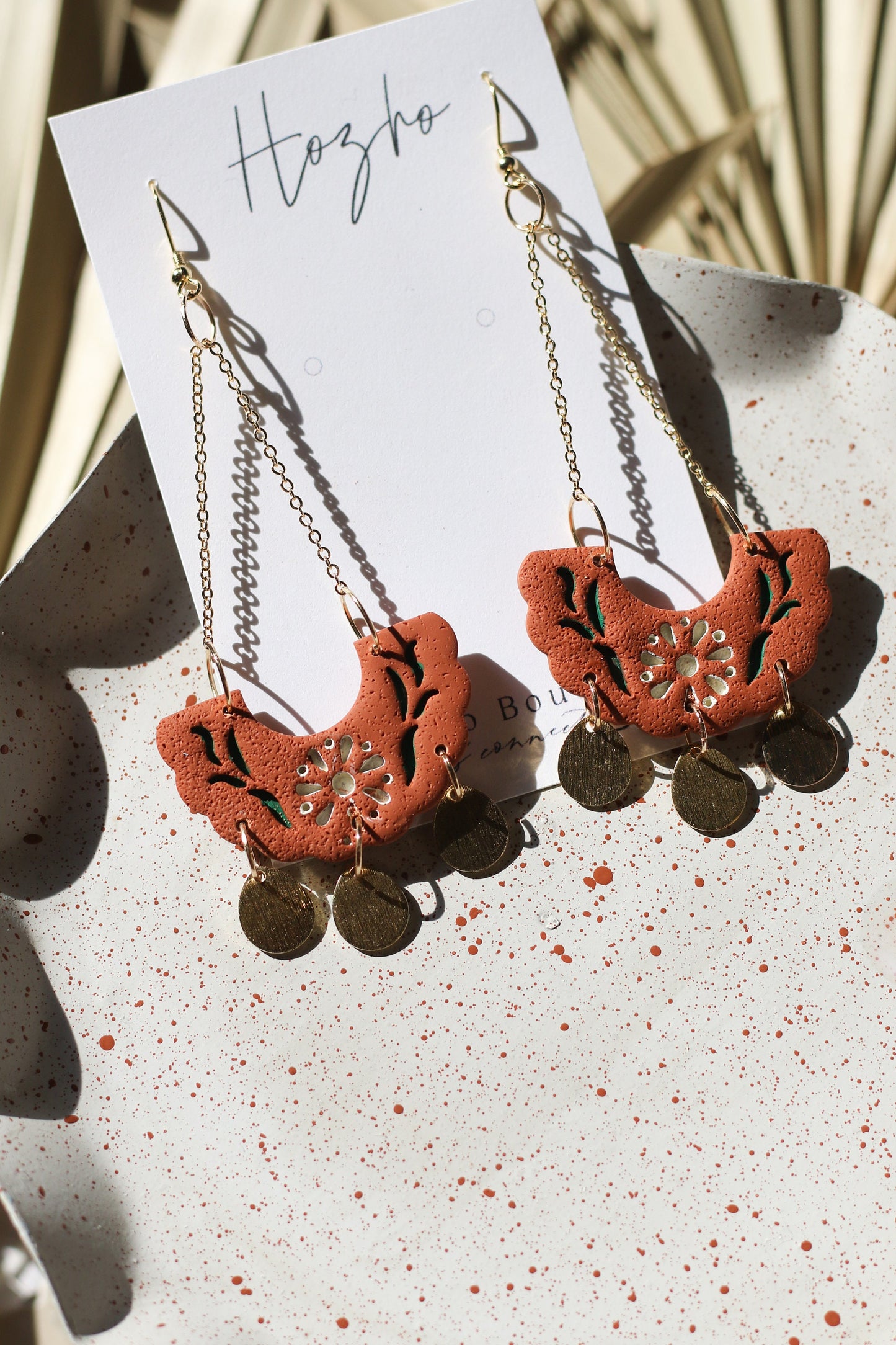 MAGDALENA earrings /papel picado/ Mexican inspired/barro/Talavera