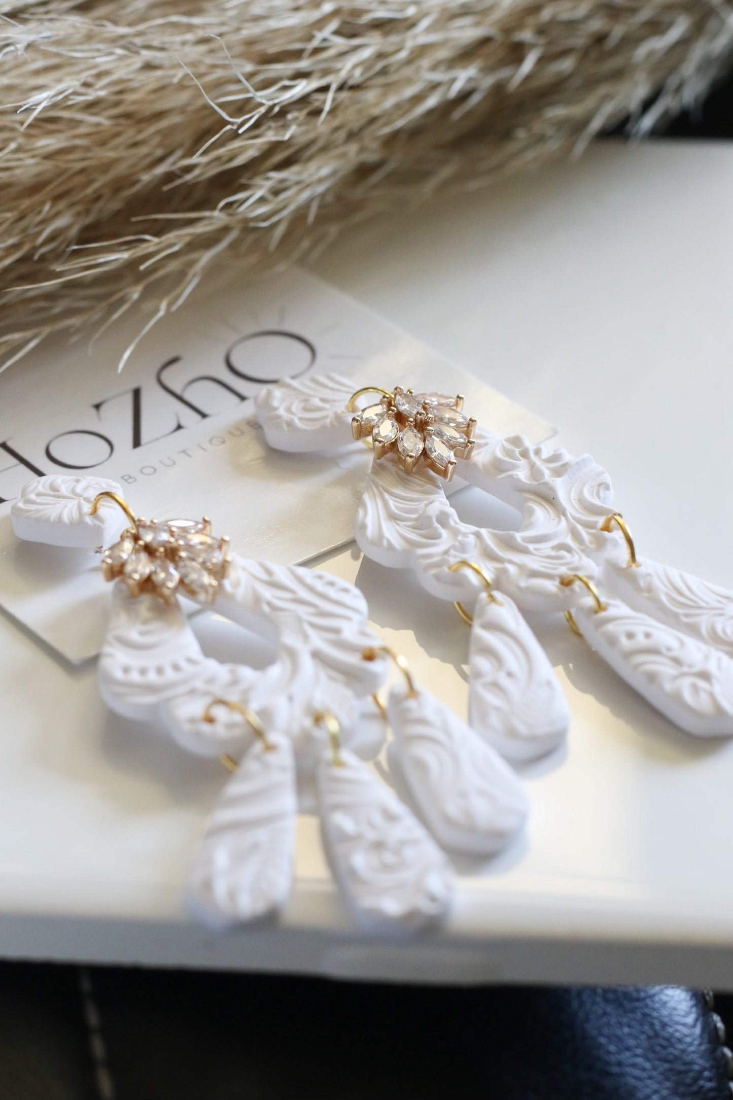 ROSIE bridal earrings | earrings | bridal | boho | handmade | clay earrings
