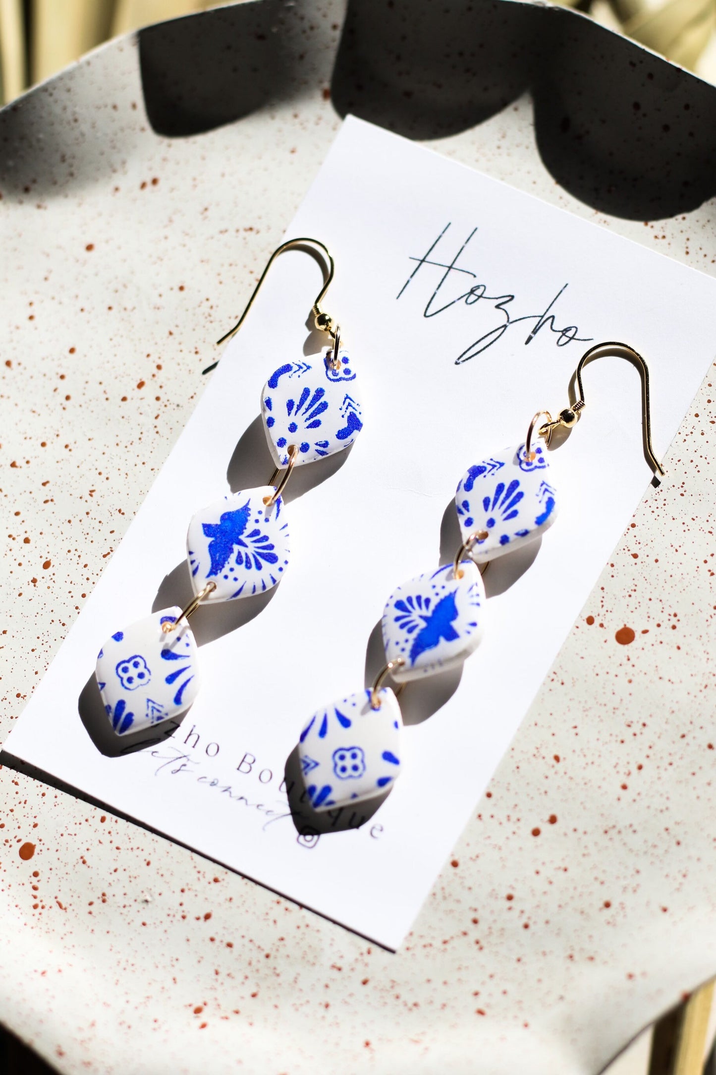 ARANZA earrings | talavera poblana | inspired | pottery poblana | handmade | spring