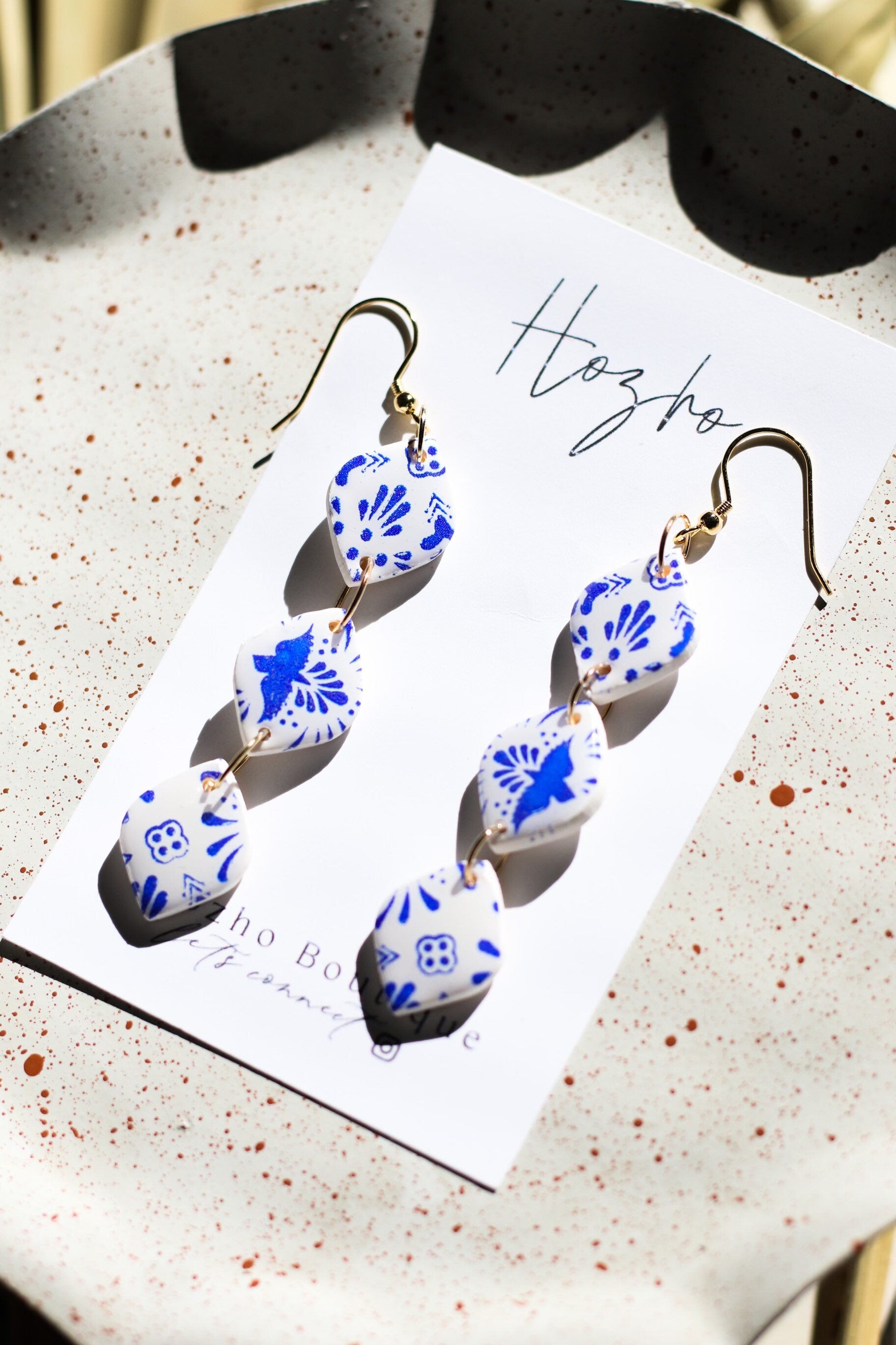 ARANZA earrings | talavera poblana | inspired | pottery poblana | handmade | spring