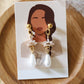 ZOÈ bridal earring | bridal earrings | handmade | polymer clay | bohemian clay | statement earrings | wedding