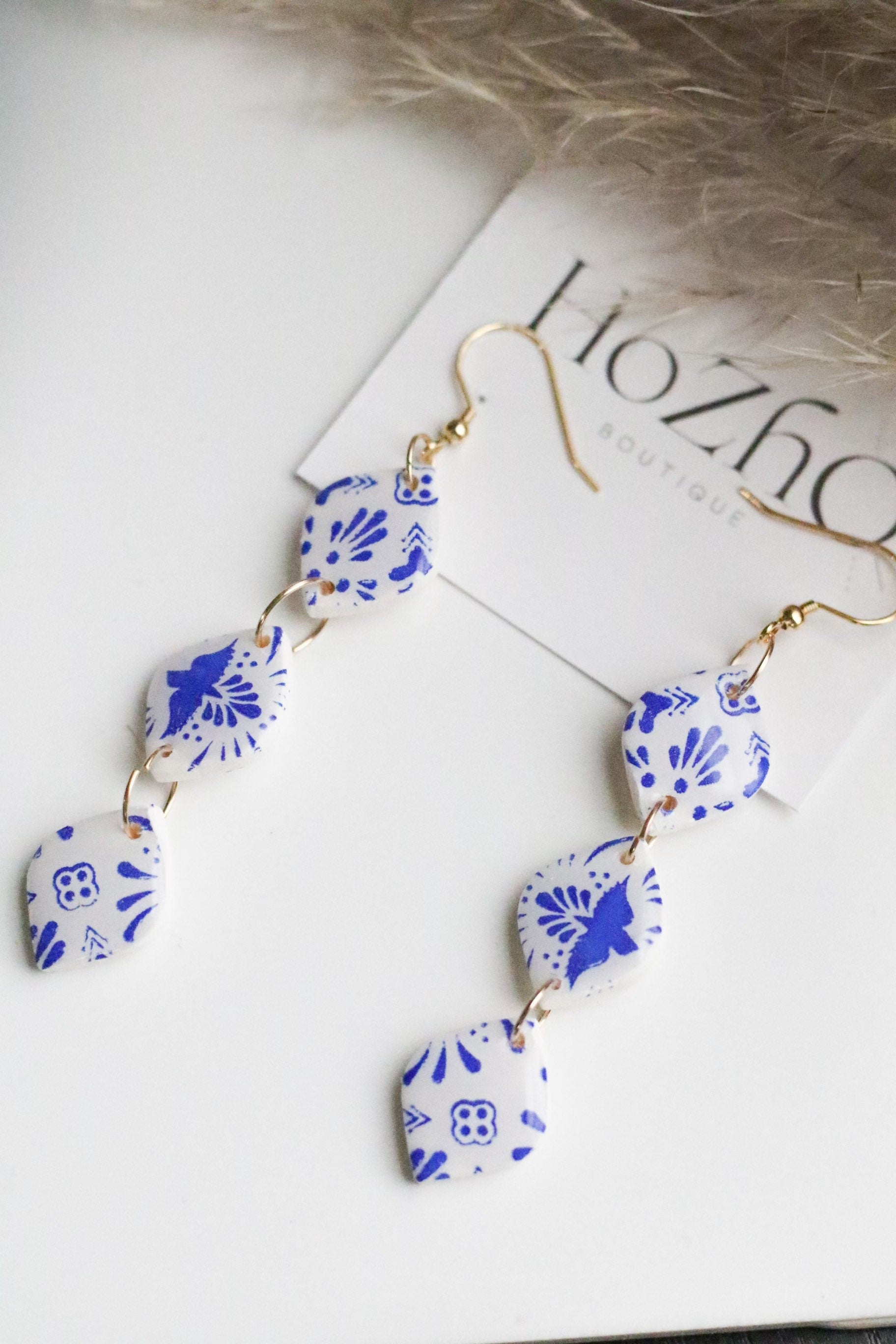 ARANZA earrings | talavera poblana | inspired | pottery poblana | handmade | spring