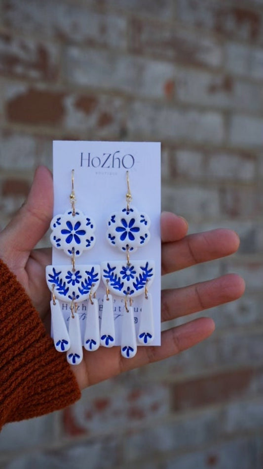 Rebecca Talavera earrings | talavera | clay earrings | handmade